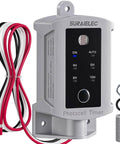 Dusk To Dawn Outdoor Timer Switch With Photocell Sensor, 15 Amp 120V, with wires and settings, front view