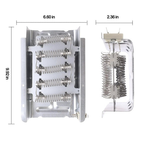 Dryer Heating Element Replacement Kit For Maytag And Roper Dryers Fits MEDC465HW0 MEDX655DW MEDC200XW MEDC215EW MEDC300BW0