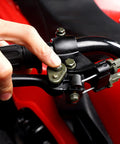 Hand pressing Dual Cable Right Brake Lever For ATV Quad Go Kart Gasoline E Bike With Brake Switch Fits Seven Eighths Inch Handlebars