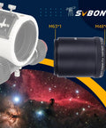 Field Flattener 0.8x Focal Reducer For SV550 122mm APO Refractor Telescope, black 63x1 threading, for sharp astrophotography