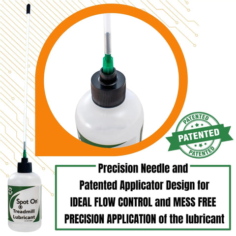 Effortless Treadmill Belt Lubricant with Patented 8 Inch Applicator Tube and Twist Cap Made in the USA 100 Percent Pure Silicone
