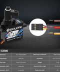 9G Micro Digital Servo With Metal Gears For ARRMA Granite GROM Typhon And GROM 1 18th To 1 14th RC Cars Upgrade