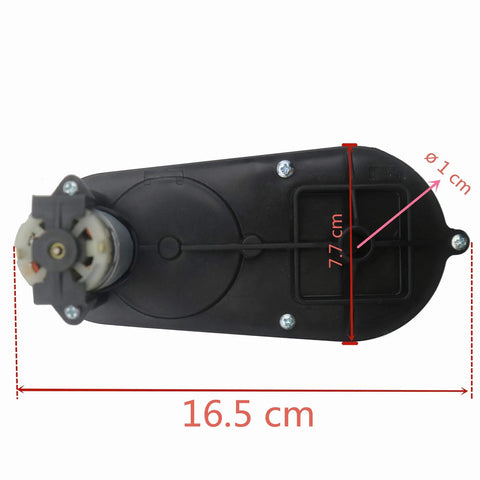 Kids Ride On Gearbox With DC Motor For 6V 390 Motor 18000 RPM High Torque Drive Replacement Part durable plastic housing