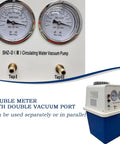 Circulating Water Vacuum Pump 110V Laboratory Vacuum Pump With Dual Gauge 15L Capacity For Vacuum Filtration And Evaporation