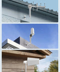 Heavy Duty 12 Inch L Type Pole Mount Bracket For Outdoor Antennas Weather Stations Solar Panels Universal Mount Stainless Steel