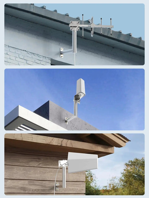 Heavy Duty 12 Inch L Type Pole Mount Bracket For Outdoor Antennas Weather Stations Solar Panels Universal Mount Stainless Steel