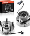 Two Front Wheel Bearing And Hub Assembly With ABS And Five Lug For Chevy HHR 2006 2011 Cobalt 2005 2010 G5 2007 2009 Pursuit 2005 2006 Ion 2003 2007 Direct Fit For Easy Install
