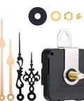 Two Pack Quartz Clock Movement Kit With Hands For DIY Wall Clocks Replacement Mechanism 31mm Shaft components