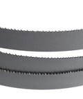 Seventy Point Five Inch Long Bi Metal M42 Bandsaw Blade One Half Inch Wide Zero Point Zero Two Five Inch Thick 24 TPI For Cutting Soft Ferrous Metal Not For Aluminum Or Non Ferrous Use With Pipe Tube Profiles close-up view