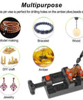 32 Piece Pin Vise Hand Drill Set For Jewelry Making And Mini Crafting Kit With clamp drilling wood sample for multipurpose use