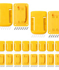 20V Tool Holder And Battery Mount Kit For Wall Mount Hanger, Garage Grade ABS Drill Storage Shelf with screws and anchors