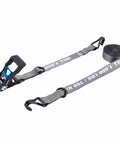 One And A Half Inch By Twenty Foot Tie Down Ratchet Straps With Double J Hooks, Heavy Duty Tie Downs, 1667 Lb Working Load Limit, 5000 Lb Break Strength, BruteTek Webbing, 4 Pack