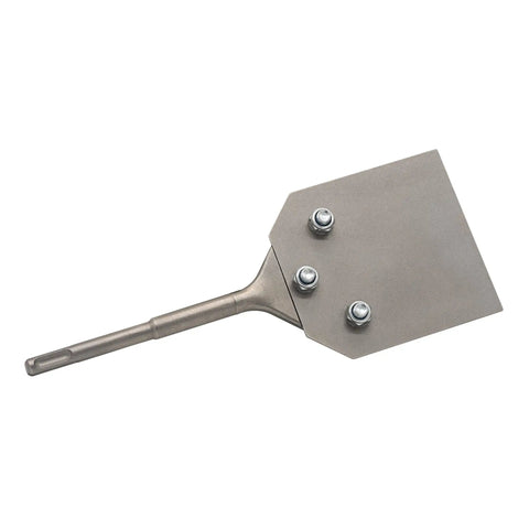 Rugged 4 Inch SDS Plus Floor Scraper Tool For Removing Thinset And Adhesives Fits SDS Plus Rotary Hammers Vibration Resistant