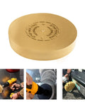 Pro Grade Eraser Wheel Decal Remover Kit For Cars And RVs, 13 Piece Auto Sticker Removal Tool Set with Drill Attachment in use