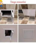 Slick White Aluminum Drywall Access Panel 21 By 24 Inch Flush Mount Crawl Space Door For Plumbing Electric Hvac Inspection showing usage scenarios.