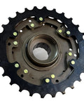 7 Speed Bicycle Freewheel TZ500 Screw On 14-28T For Urban Commuter And City Bike, durable steel construction close-up