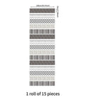 15 Strips Peel And Stick Stair Riser Decals Boho Bohemian Self Adhesive Staircase Stickers For Steps Size 39.37 Inches By 7.09 Inches PVC Water Resistant Easy DIY Install Home Decor