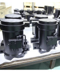 Heavy Duty Helical Slewing Cylinder Rotary Actuator Built Tough As Nails For Butter Smooth Rotation Plug And Play Vehicle Mount Setup No Sweat Install Top Shelf Reliability Guaranteed, multiple units on display.