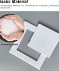 Wood Grain Self Adhesive Access Panel For Plumbing Electrical Hvac Wall Cover With Slick Snap Latch And Hassle Free No Drill Peel Stick Setup For Drywall Jobs with plastic panel and resin material.