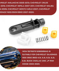 5 Piece Transmission Shifter Linkage Cable Bushing Repair Kit With Clamp And Two Bushings shown with compatible vehicle list