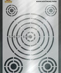 Reusable Mylar Shooting Target Stencil For Airsoft BB Guns Rifles Pistols And Paintball Gear 18 Inch By 12 Inch 10 Mil Tough