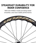 Close-up of UNAAS HARD2 Carbon Fiber 700C Wheelset Disc Brake Wave Rim 45-55mm Hella Light Ultralight UD Glossy Gold