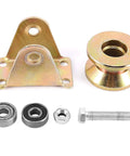 4 Pack 2 Inch V Groove Wheel With Bracket Heavy Duty Sliding Gate Wheel components including bearing and bolt