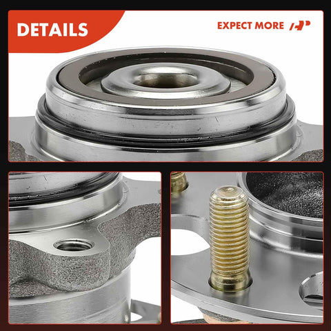 Rear Wheel Bearing And Hub Assembly For Honda Civic 2013 2014 2015 FWD With 5 Lug Direct Fit OEM Grade Quality Reliable Axle Support