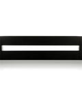 Ultra Compact Nano Plus 18 By 5 Inches Pedalboard front view, aluminum alloy, two-rail system, multi-color, portable, durable.