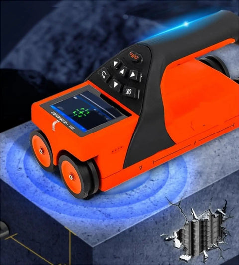 This Powerful Wall Scanner and Concrete Rebar Depth Finder Represents a Total Beast for Renovators. Portable metal stud detector on concrete.
