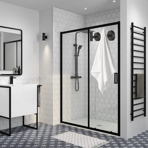 Large Suction Cup Shower Hooks Set Of 2 Black Stainless Steel Towel Hooks For Bathrooms Inside Shower with towel hanging