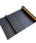 Self Adhesive Anti Skid Rubber Car Parking Guide Mat 2 Pack With Reflective Strips For Cars And Trucks Durable Garage Wheel Stopper