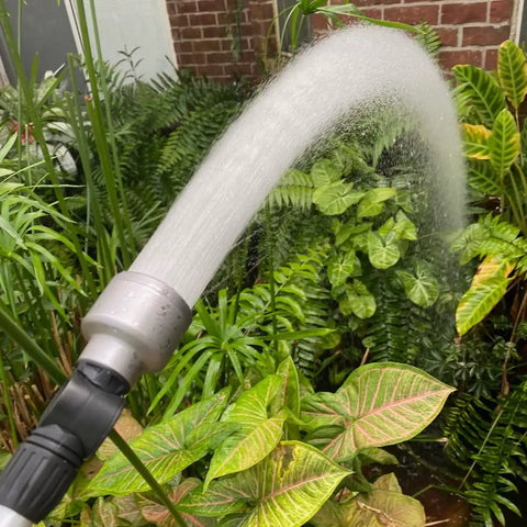 Soft Rain Watering Wand With Pivoting Head And Thumb Control, 18 Inch Gentle Rain Wand With 1008 Holes Stainless Head watering plants