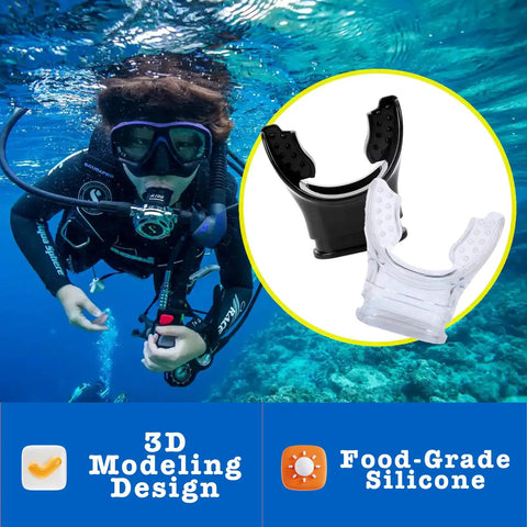 Silicone Snorkel Mouthpiece Replacement For Regulators Soft Comfort Spare Mouthpiece For Scuba Diving Fits Most Standard Regulators