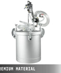 Heavy Duty Gallon Pressure Paint Tank With Dual Hose Spray Gun For Drip Free Smooth Coverage On Decks Fences Exterior Walls And Wooden Furniture Kill Weekend DIY Jobs Like A Pro, featuring steel construction and dual hose system.
