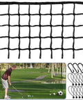 10x10 Ft Golf Net For Backyard Practice Heavy Duty Sports Barrier Netting With 1 Inch Mesh DIY Ball Net For Golf Baseball Hockey
