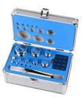 Pro Grade Calibration Weight Kit 25 Piece Set 1Mg To 1Kg Stainless Steel For Analytical Balance And Digital Scales Lab Education
