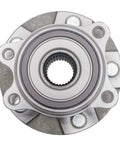 2 Pack Front Wheel Hub Bearing Assembly For Toyota RAV4 2006 2018 Fits 06 12 3.5L V6 Only Also Compatible With 2016 2019 Mirai And 2011 2016 Scion TC Manual Transmission Premium ISO Certified Quality Beefed Up OE Upgrade Hub Bearing Set, top view