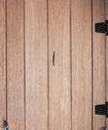 Heavy Duty Three Point Five Inch Gate Strap Hinges Weld On For Shed Doors And Wood Fences Two Piece Set on wooden shed door.