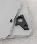 Derailleur Hanger GP0252-01 EP0920-01 direct replacement for Canyon Aeroad CF SL Disc, black aluminum part on stone