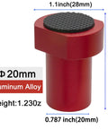12-Pack 20mm Bench Dogs With Non Slip Aluminum Clamp For MFT Workbenches Fits 0.787 Inch Dog Holes Square Table Stops