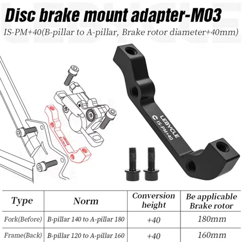 Post Mount To IS Disc Brake Adapter Dope Upgrade For 160mm 180mm 203mm Rotors CNC Aluminum Caliper Mount with bolts