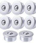 Eight Pack Half-Inch Roller Ball Transfer Bearings CY-12H Type for Roller Stands and Systems, heavy-duty carbon steel design