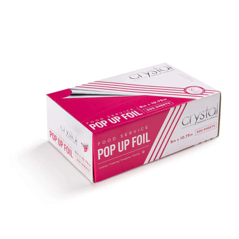 Premium Aluminum Foil Pop Up Sheets In Dispenser 9 By 10.75 Inch And 12 By 10.75 Inch Heavy Duty Food Safe For Cooking And Storing