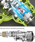 Close-up view of internal mechanism of Built Tough Cordless Drill Hammer Screwdriver Industrial Power Tool Combo Set showing smooth processing.