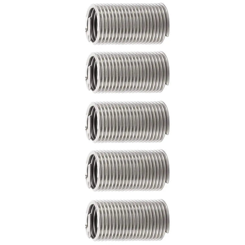 5 Piece Stainless Steel Wire Thread Insert Kit With Protective Coil Sleeve For Screw Repair Heavy Duty M24x3x3D Pro Grade