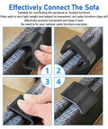 8 Pieces Outdoor Furniture Clips For Sectional Sofas And Rattan Patio Sets, easy connect to secure modular couch sections.