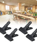 Set Of 4 Heavy Duty Wide Mouth Metal Spring Clamps For Woodworking And Diy Projects Great For Photography Backdrops Bonding Panels Hanging Fabric Papers And Small Fixtures Built From High Hardness Carbon Steel in workshop
