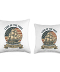 Patriotic Sailboat Throw Pillow With USA Flag Design For 4th Of July And Everyday Patriot Decor Red White And Blue Cozy Cushion