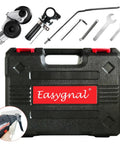 Heavy Duty Electric Drill Nibbler Attachment With Adapter for DIY sheet metal cutting set with case and accessories.